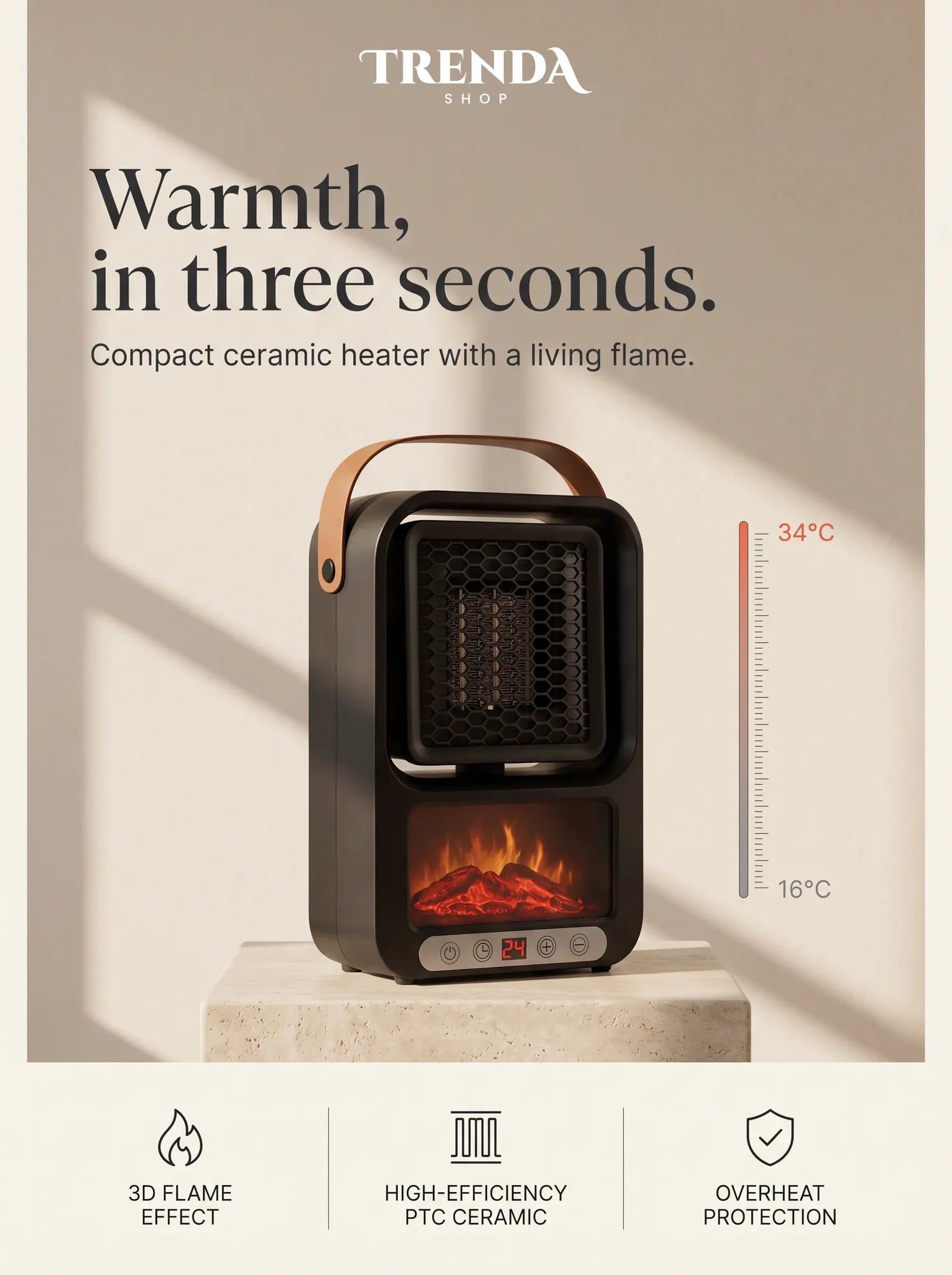 Affiche Trenda du mini chauffage