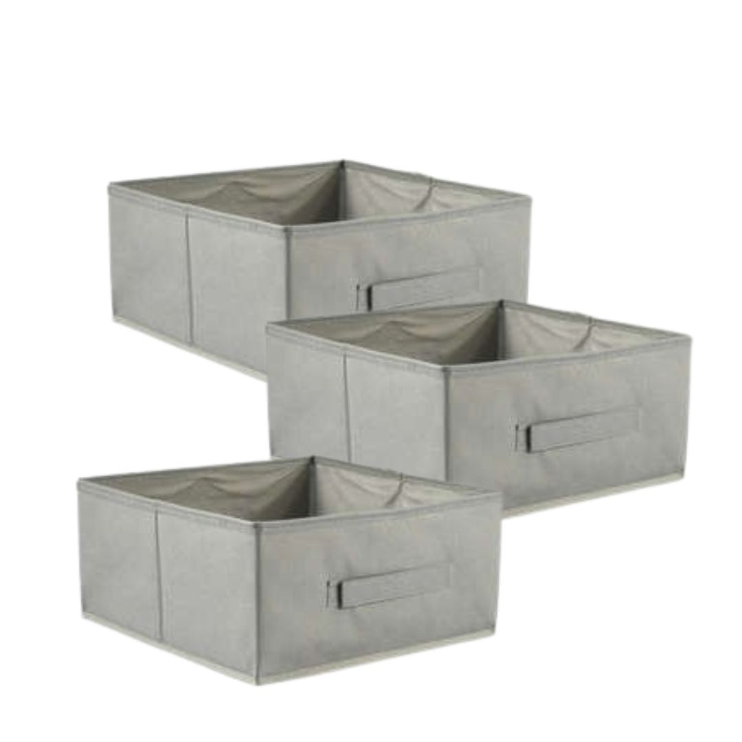 Pach 3 box de rangement BOOKA