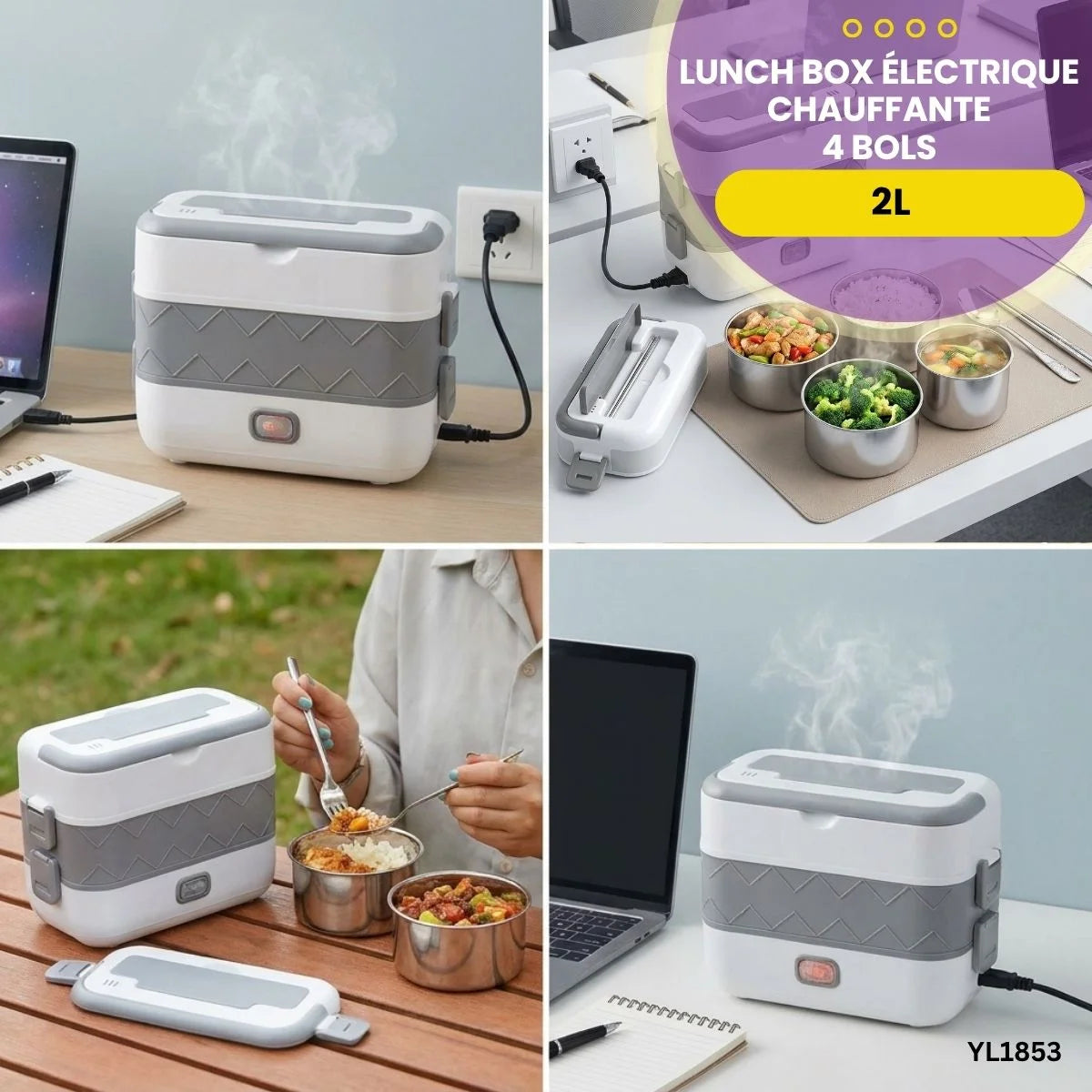 Lunch Box Électrique Chauffante