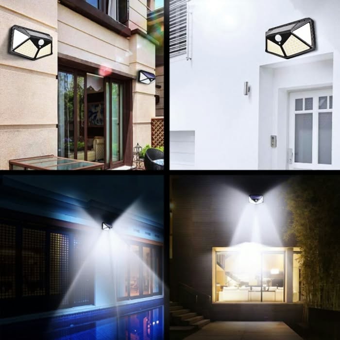 Lampe solaire 114 Led